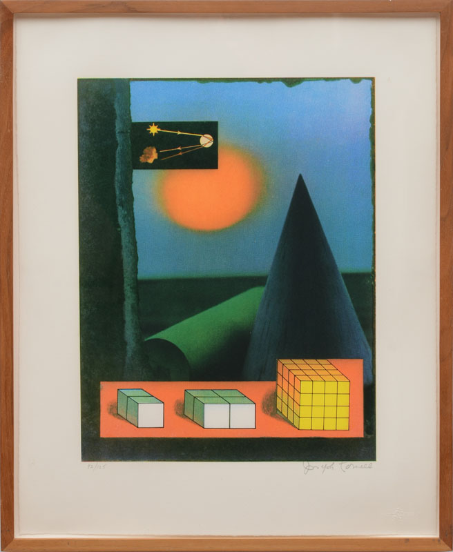 Appraisal: JOSEPH CORNELL - UNTITLED HOW TO MAKE A RAINBOW Screenprint