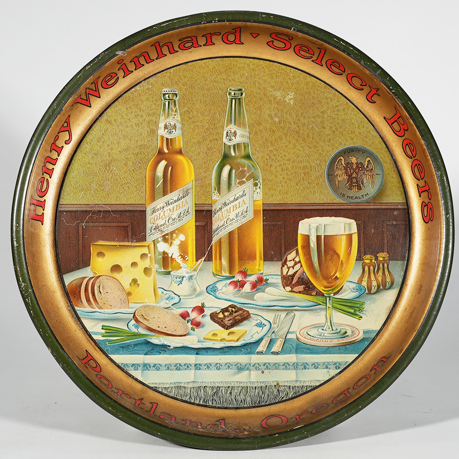 Appraisal: Henry Weinhard Select Beer Advertising TrayReference n aBrewery Henry Weinhard