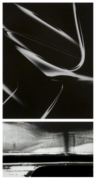 Appraisal: Two Anthony Petrucelli Gelatin Silver Prints the first Absrtaction signed