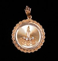 Appraisal: Yellow K Gold Happy Birthday Charm K yellow gold Happy