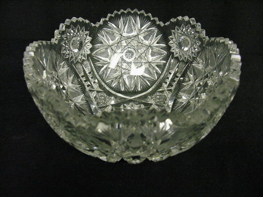 Appraisal: ABP CUT GLASS BOWL American Brilliant Period cut glass Bowl