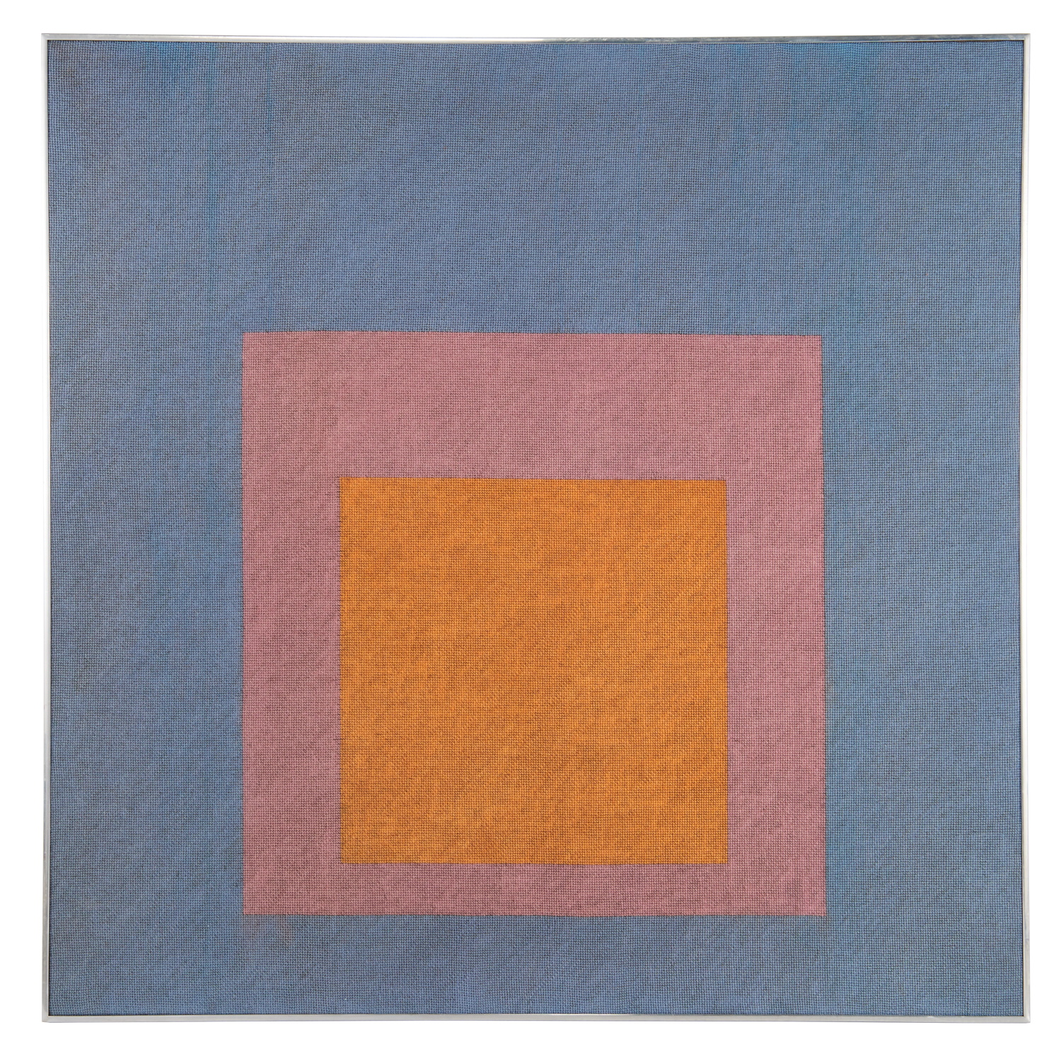 Appraisal: JOSEF ALBERS AFTER LARGE NEEDLEWORK TAPESTRY After Josef Albers German