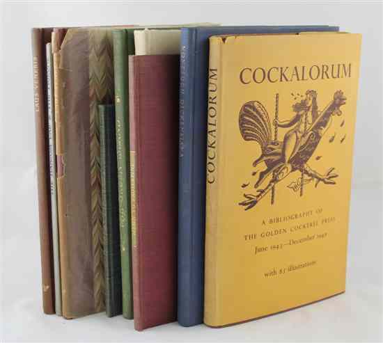 Appraisal: THE GOLDEN COCKEREL PRESS eight limited edition books to include