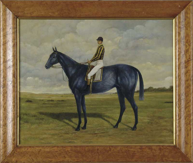 Appraisal: UNSIGNED English th Century PORTRAIT OF A RACE HORSE Oil