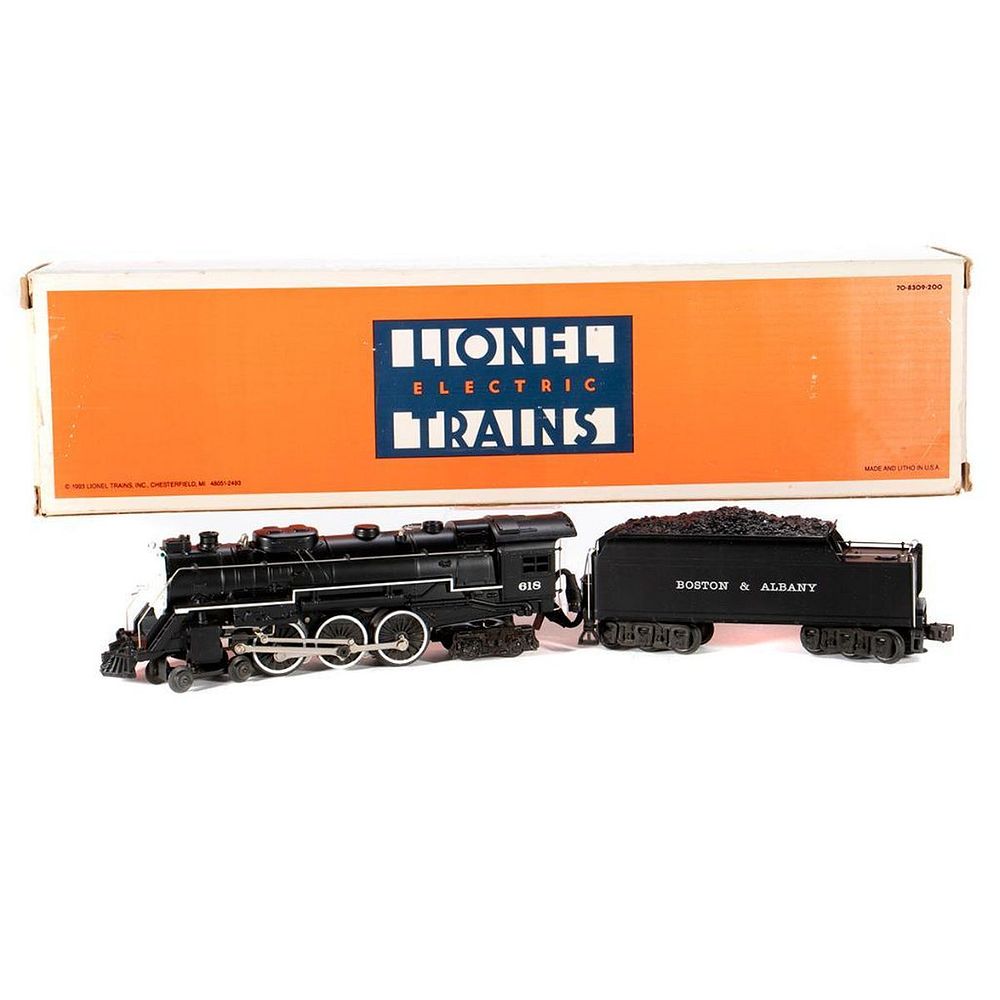 Appraisal: O Gauge Lionel B A Hudson and Tender with Railsounds