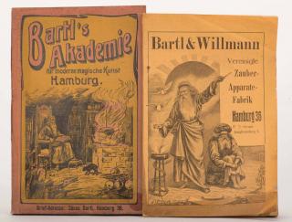 Appraisal: Bartl Willmann Lot of Two Bartl Magic Catalogs Including Bartl