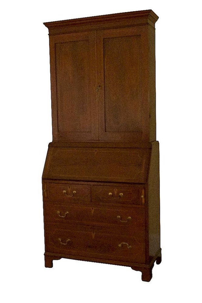 Appraisal: Secretary Bookcase Secretary Bookcase American secretary bookcase circa x x