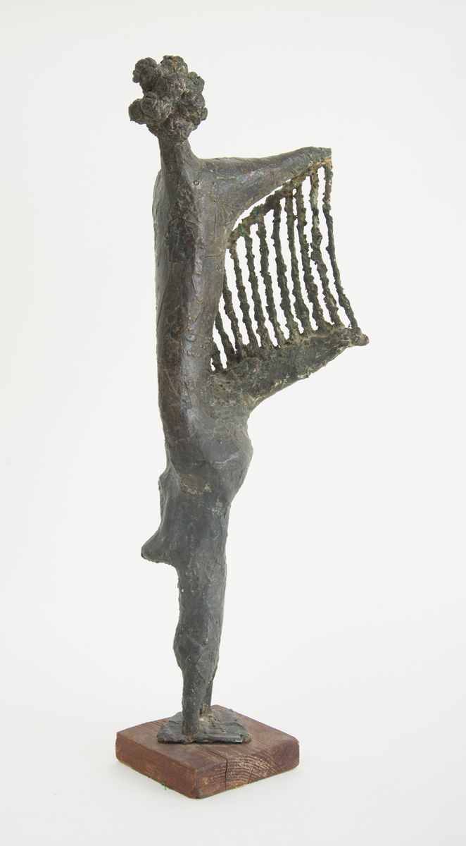 Appraisal: TH CENTURY SCHOOL UNTITLED Bronze unsigned x x in Estimate