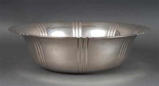 Appraisal: American Art Deco sterling silver bowl Tiffany Co New York