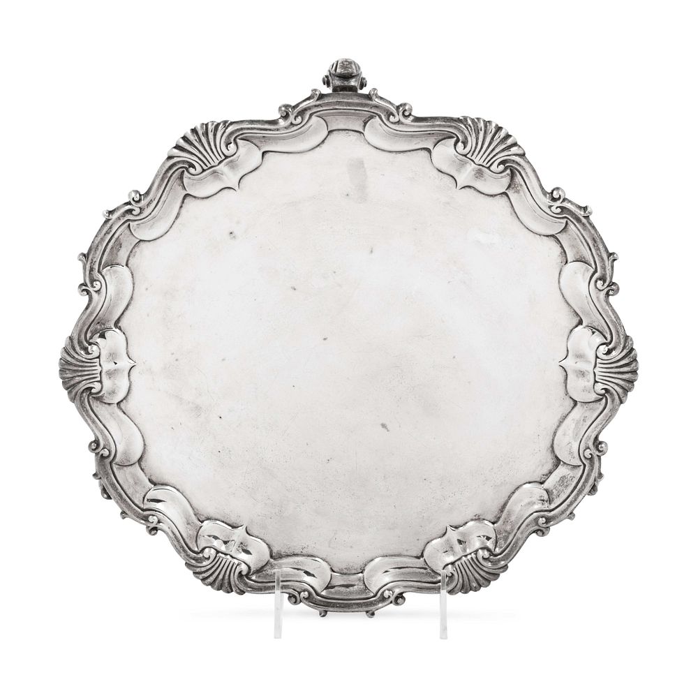 Appraisal: A George II Silver Salver A George II Silver Salver