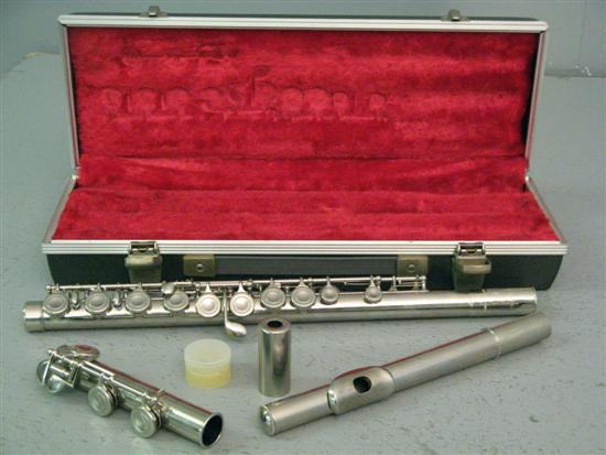 Appraisal: Regent Boosey Hawkes silver plated flute in travel case