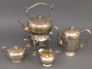 Appraisal: Sterling silver tea service Sterling silver four piece tea service