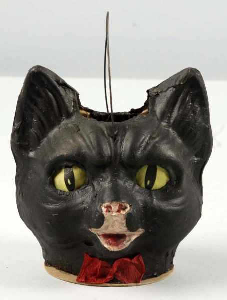 Appraisal: German Cardboard Halloween Jack-O-Lantern Cat Condition Excellent Size T