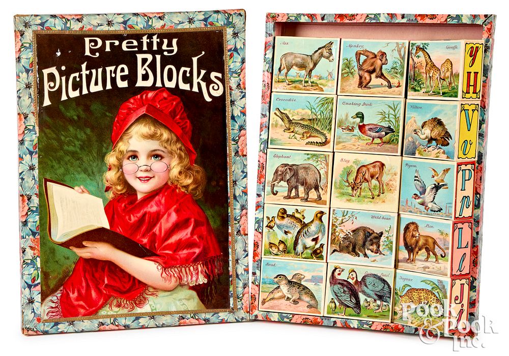 Appraisal: Pretty Picture Blocks set ca Pretty Picture Blocks set ca