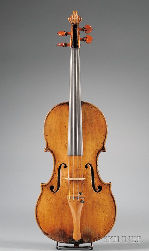 Appraisal: Violin Attributed to Ferdinando Gagliano labeled FERDINANDUS GAGLIANO FILIUS NICOLAI