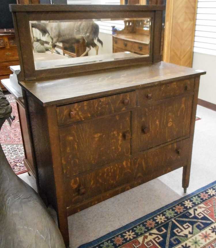 Appraisal: CRAFTSMAN STYLE OAK BUFFET American c H x W x