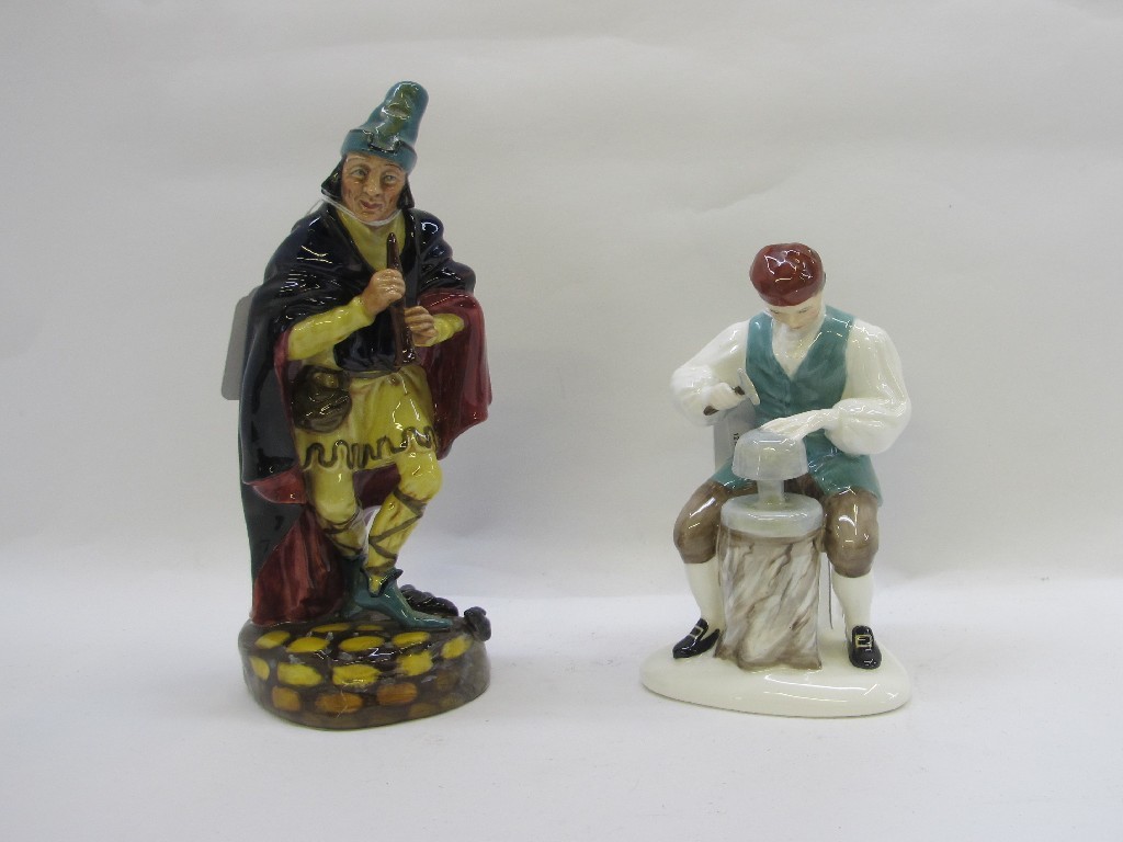 Appraisal: Two Royal Doulton figures 'The Silversmith of Williamsburgh' HN and