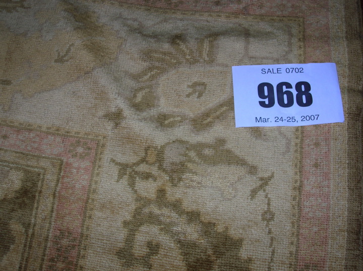 Appraisal: Angora Oushak Carpet ' x '