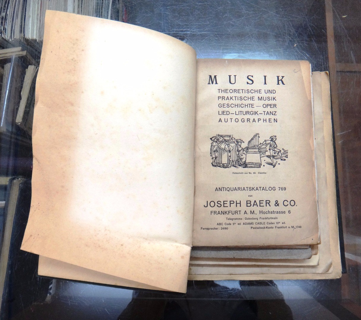 Appraisal: MUSIC MISCELLANY - Antiquarian Music continental booksellers catalogues pre-war Oxford