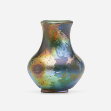 Appraisal: Tiffany Studios CYPRIOTE VASE USA c hand-blown Favrile glass h