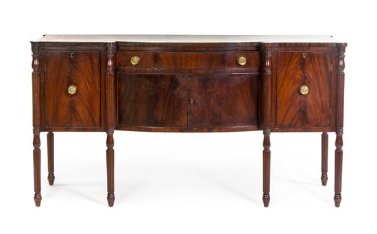 Appraisal: Sale Lot A George III Mahogany Sideboard having a rectangular