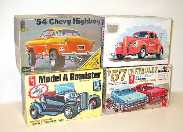 Appraisal: General Motors th Scale Plastic Car Models Lot of boxed