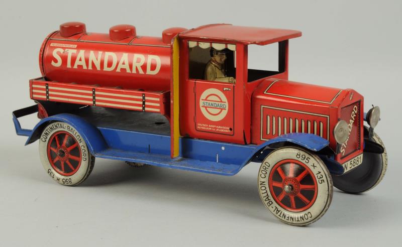 Appraisal: German Tin Litho Distler Standard Oil Truck Includes original tin