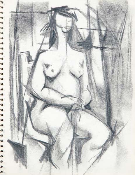 Appraisal: Paul Keene American b Sketchbook of drawings Various media on