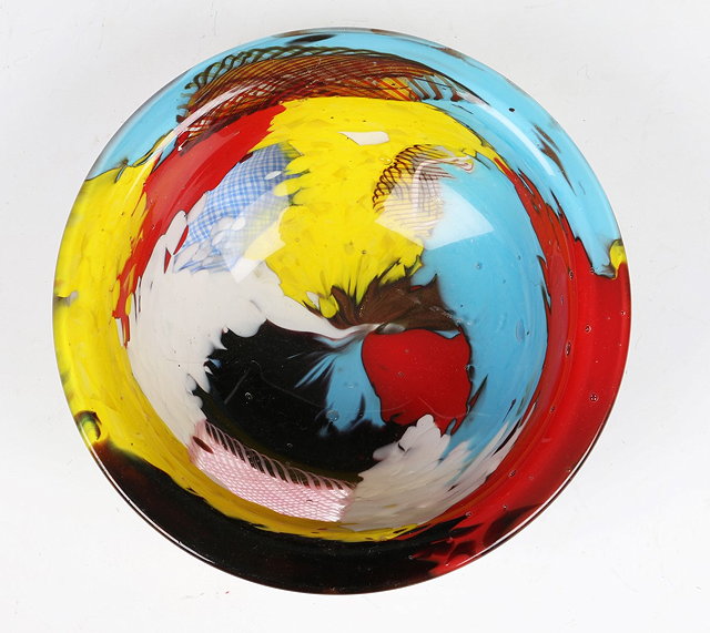 Appraisal: Dino Martens Italian - 'Oriente' Bowlprobably executed by Aureliano Tosoopaque