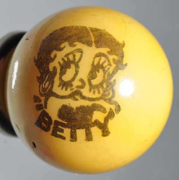 Appraisal: Peltier Betty Boop Comic Marble Description Yellow base red patch