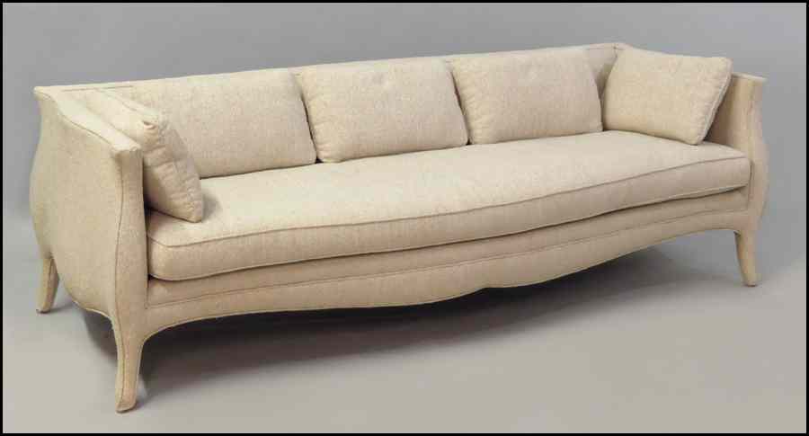 Appraisal: INTERIOR CRAFTS UPHOLSTERED SOFA H '' W '' D ''