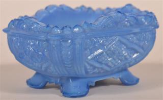 Appraisal: Very Rare Boston Glass Sandwich Co Salt Dish Very Rare