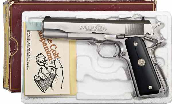 Appraisal: Colt Government Model Series Bright Stainless ACP cal barrel S