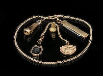 Appraisal: A Group of Four Gentlemen's Vintage Accessories ca th Century