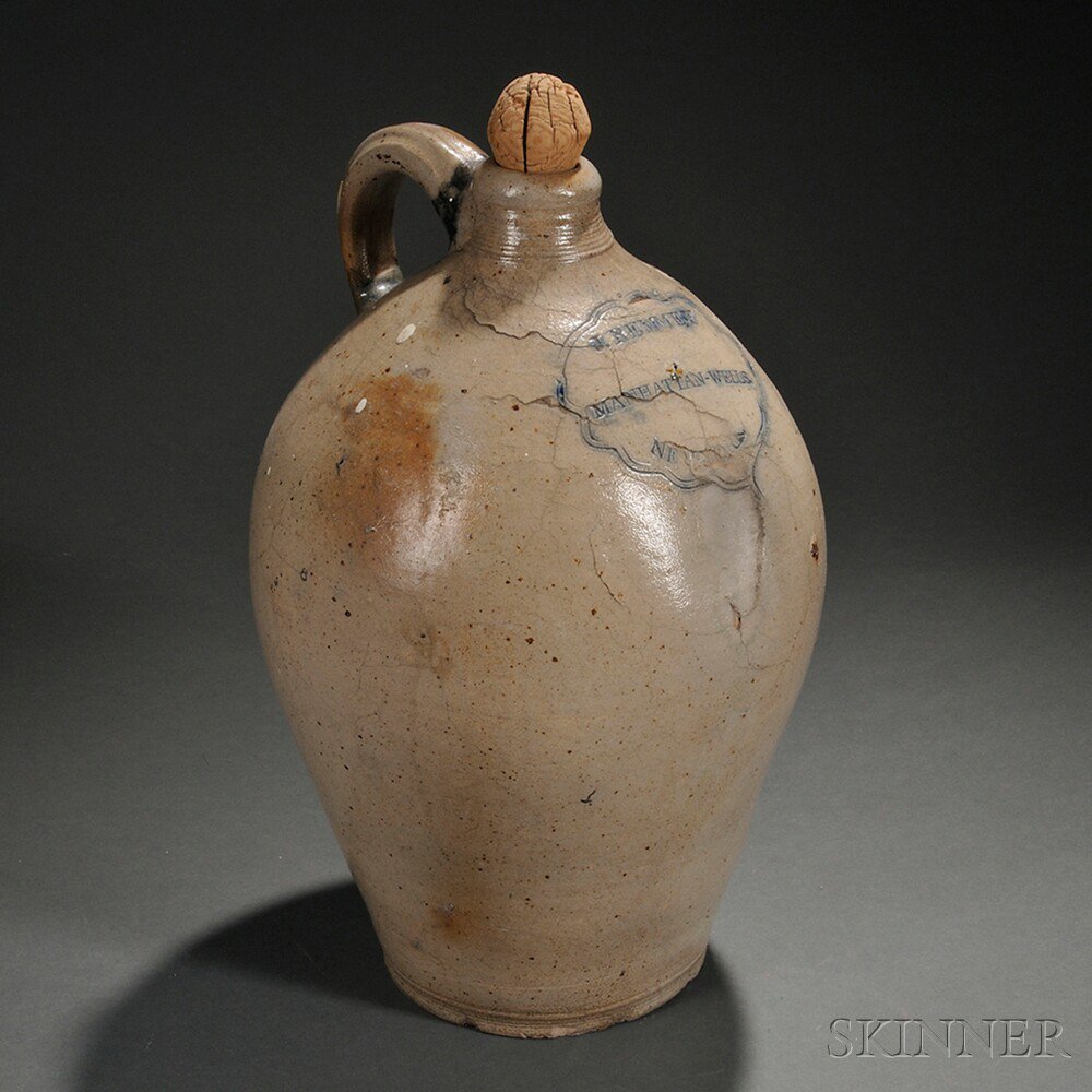 Appraisal: Stoneware Jug J Remmey Manhattan-Wells New York early th century