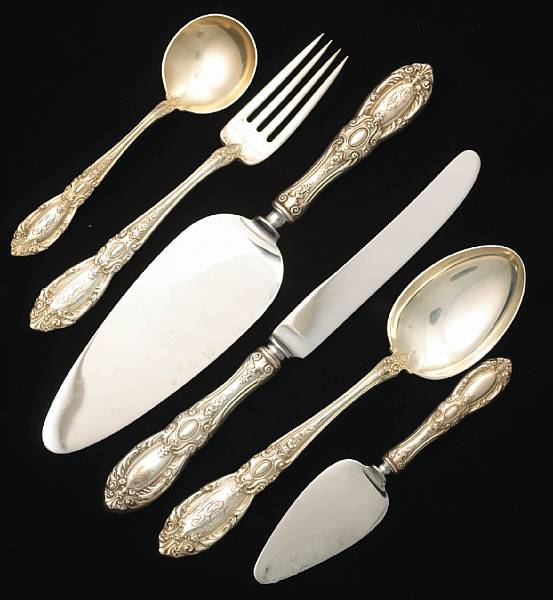 Appraisal: A sterling flatware setTowle Silversmiths Newburyport MAKing Richard monogrammed bEb