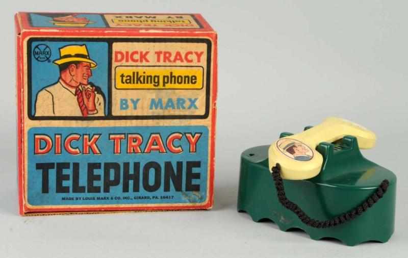 Appraisal: Plastic Marx Dick Tracy Telephone Toy Description American Not working