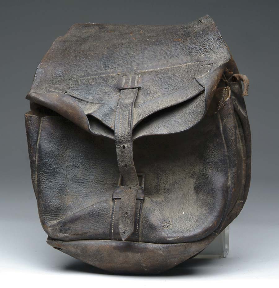 Appraisal: PAIR OF CIVIL WAR ERA POSSIBLY SOUTHERN MADE SADDLEBAGS Saddlebags