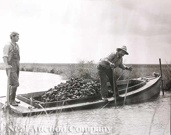 Appraisal: Theodore Fonville Winans American Louisiana - Tonging for Oysters Southern