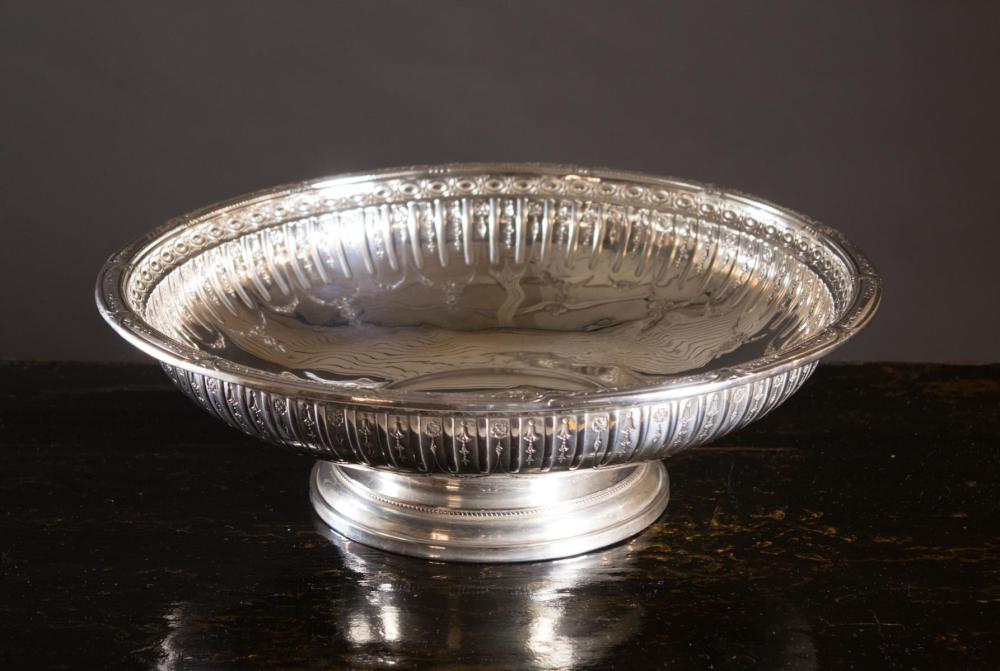 Appraisal: GORHAM STERLING SILVER FOOTED SERVING BOWL Marie Antoinette pattern of