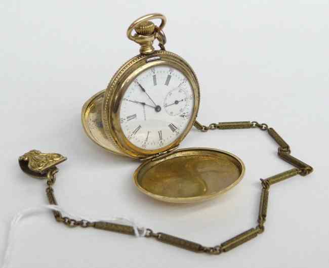 Appraisal: karat gold Waltham pocket watch