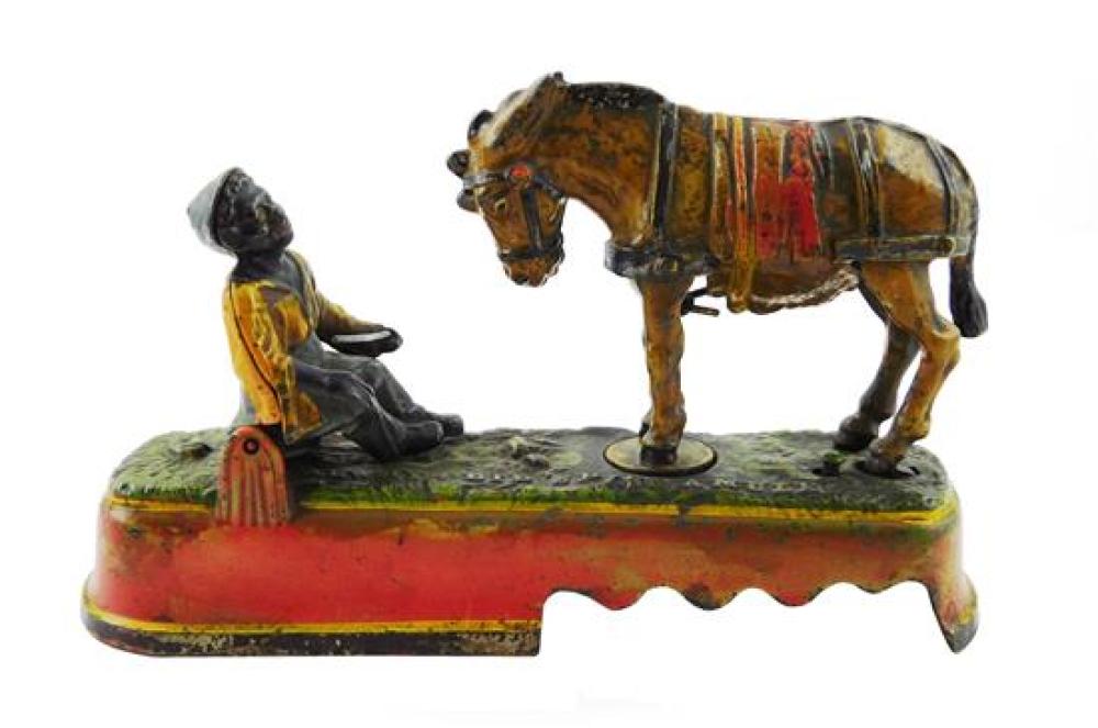 Appraisal: BLACK AMERICANA Mechanical bank I Always Did 'Spise a Mule