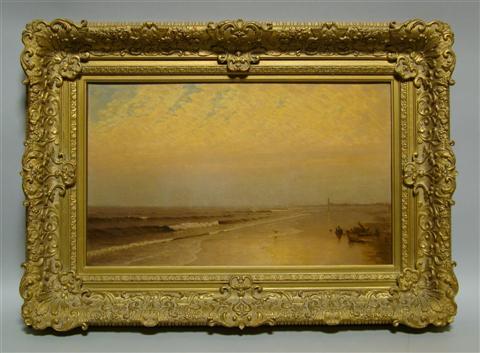 Appraisal: WILLIAM TROST RICHARDS AMERICAN - ON THE SHORE Oil on