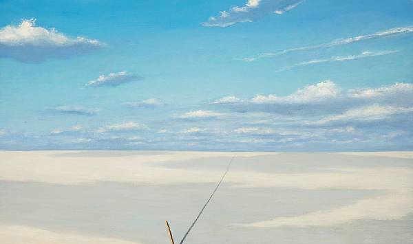 Appraisal: Adam Straus American born A Line Drawn in the Sand