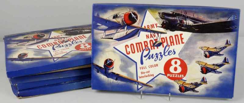 Appraisal: Lot of Army Navy Combat Plane Puzzles Description Made by