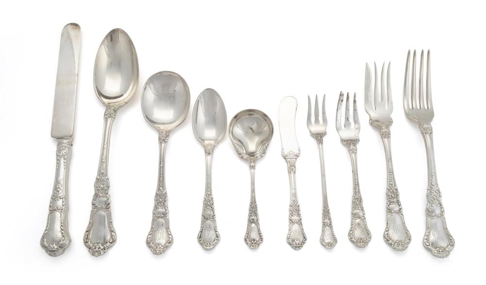 Appraisal: A Gorham Baronial-Old sterling silver flatware service Late th early