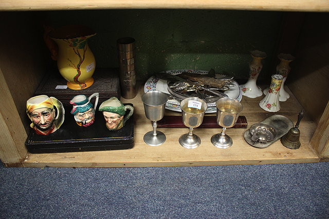 Appraisal: A GROUP OF MISCELLANEOUS ITEMS to include a Burleigh ware