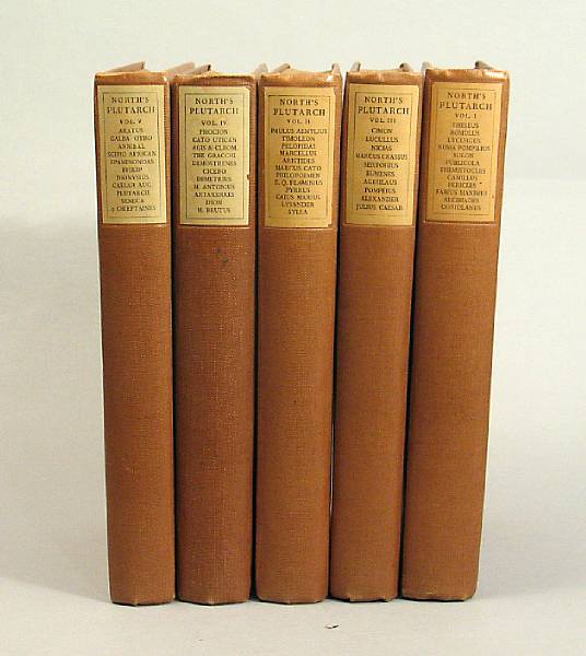 Appraisal: NONESUCH PRESS Plutarch The Lives of the Noble Grecians and