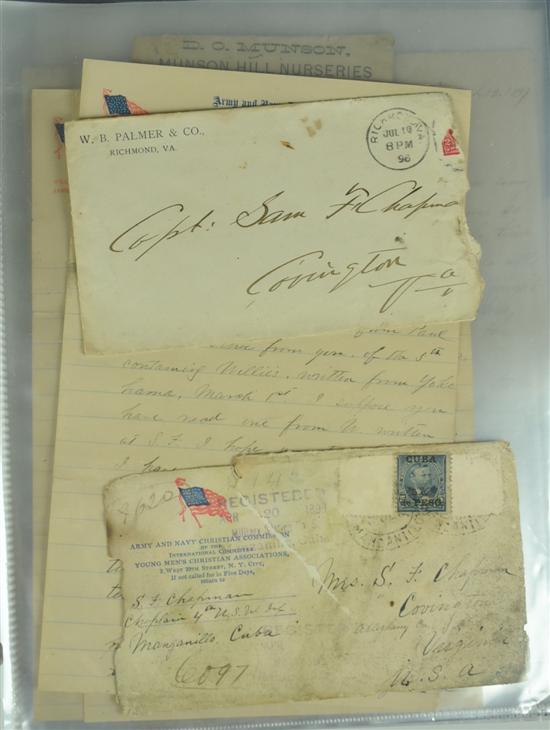 Appraisal: Papers of the Sam'l F Chapman Covington VA Circa 's-