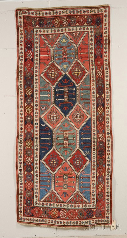 Appraisal: Karabagh Long Rug South Caucasus late th century small spots